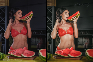 Арбузное искушение (коммерческая ретушь)