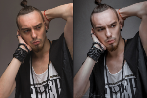 Мыслитель (журнальная ретушь)