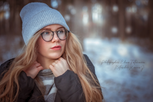 Ретушь и цветкор зимней фотографии