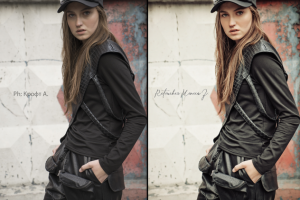 Street fashion (ретушь + цветкор)