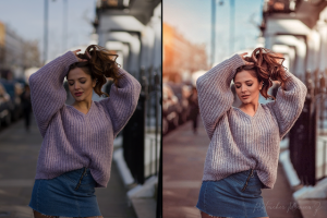 Модница (ретушь, цветкор)