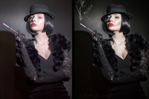 Леди Шанс (винтажная ретушь)