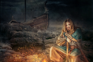 Воин (фотоманипуляция, арт)