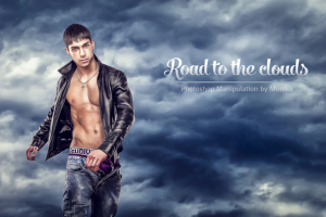 Road to the clouds (фотоманипуляция)