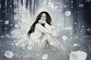 Лесная фея (арт-обработка, коллаж)