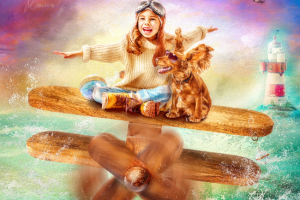 А нам летать охота (арт для детской книги)