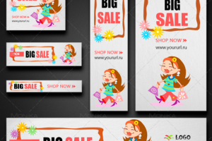 Большая распродажа (баннеры для Яндекс и Google)