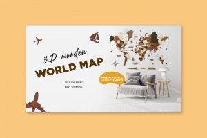 Баннер 3D карты