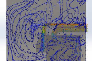 Отбор вредных газов от печи