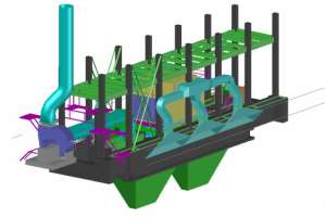 Система аспирации роторного вагоноопрокидывателя
