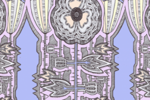 Раппортное изображение для тканей, обоев, интерьеров