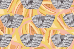 Раппортное изображение для тканей, обоев, интерьеров