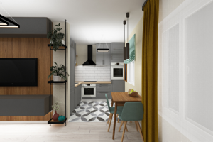 Визуализация Гостинной