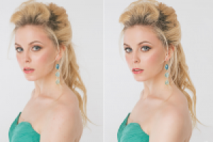 ретушь, до-после