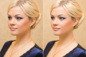 Портрет, ретушь в стиле бьюти