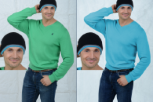 Ретушь, замена фона и цвета 5