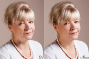 Портрет, до-после 1