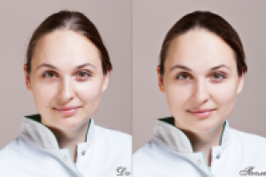 Портрет, до-после 2