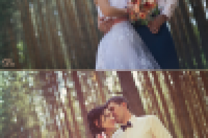 Свадебное фото, тонирование