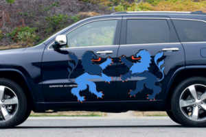 Наклейка на авто