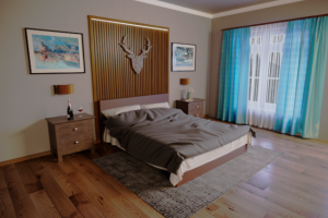 3D дизайн и визуализация спальни