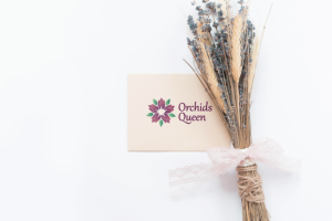 Логотип для магазина орхидей