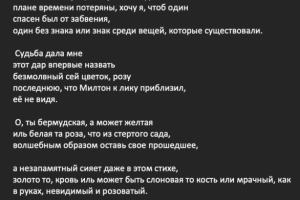 Перевод стиха "Una rosa y Milton de Jorge Luis Borges"