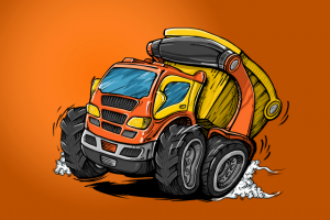 Иллюстрация игрушечного автомобиля