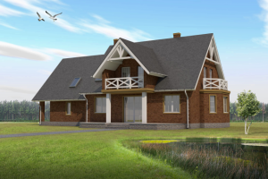 Моделинг и визуализация частного дома