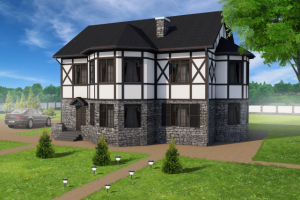 Моделинг и визуализация частного дома