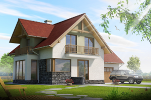 Моделинг и визуализация частного дома