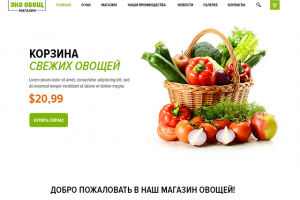 Магазин_Свежие овощи.