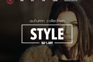 Landing Page "STYLE Shop"