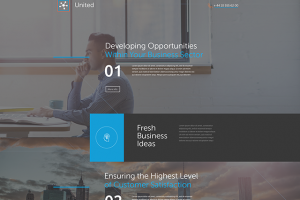 Landing Page "Business company"