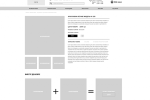 Карточка товара (Магазин обуви)