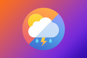 Главная иконка для приложения "Погода"