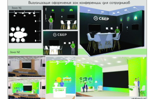 Визуализация зон для конференции