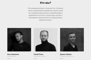 Сайт визитка