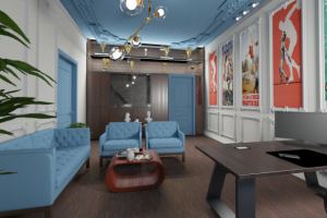 Визуализация кабинета руководителя спортивной школы