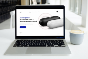 Landing page для магазина техники