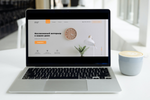 Landing page для студии дизайна интерьера