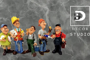 Визитная карточка для мастера по декоративной штукатурке