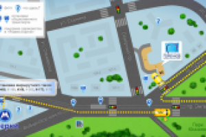 HTML5 анимированная карта