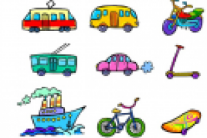 Мини-иллюстрации "транспорт"