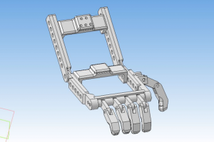 3D-модель кистевого протеза