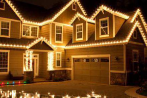 Уличная светодиодная морозостойкая гирлянда шары