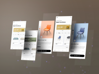 Best Furniture mobile app design