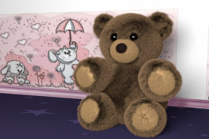 Милый маленький медвежонок