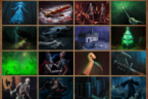 Сет иллюстраций к картам для настольной карточной игры