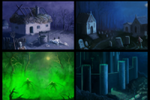 Локации для настольной карточной фэнтези игры